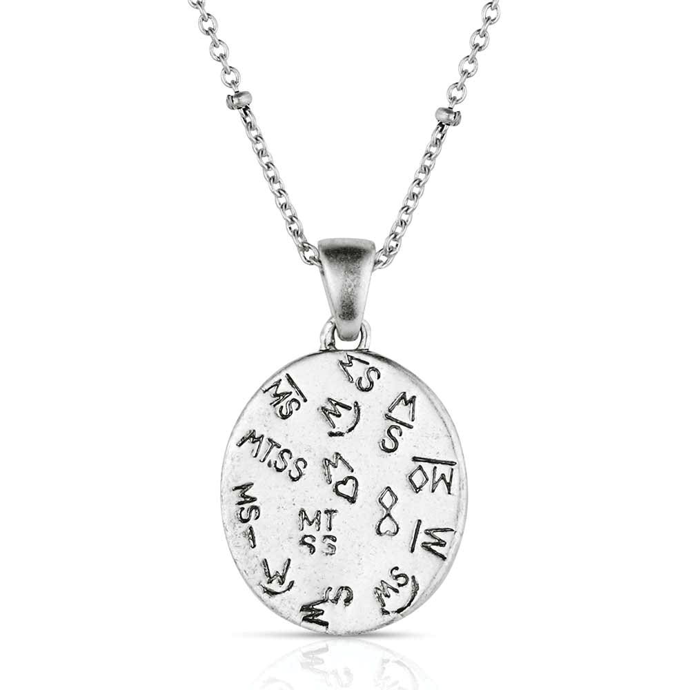 Montana Silversmiths NC6396 Necklace, Women's, Pure Luck, Cubic Zirconia, Howlite, Brass