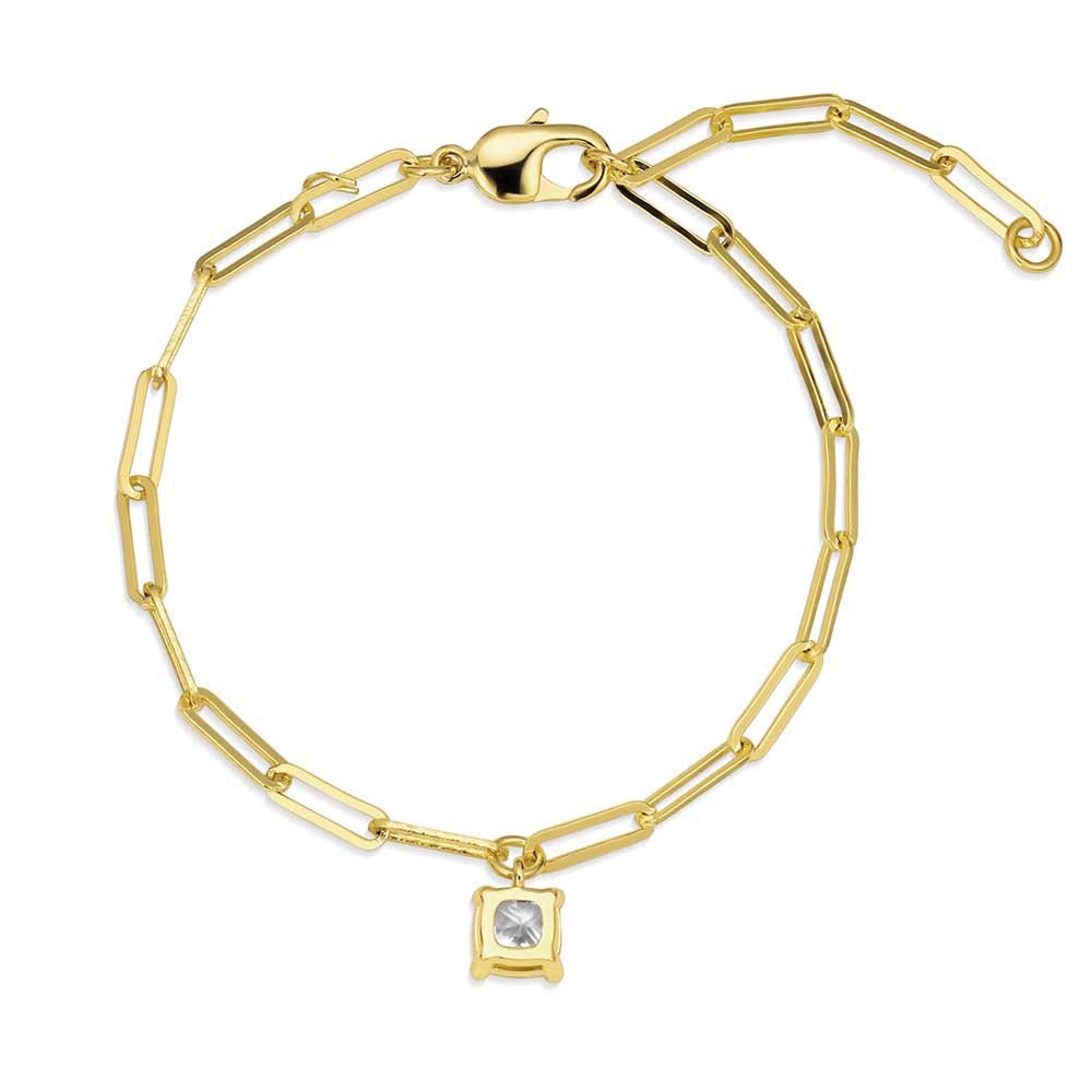 Montana Silversmiths BC6377 Chain Bracelet, Women's, Sapphire Sky, Cubic Zirconia, Brass