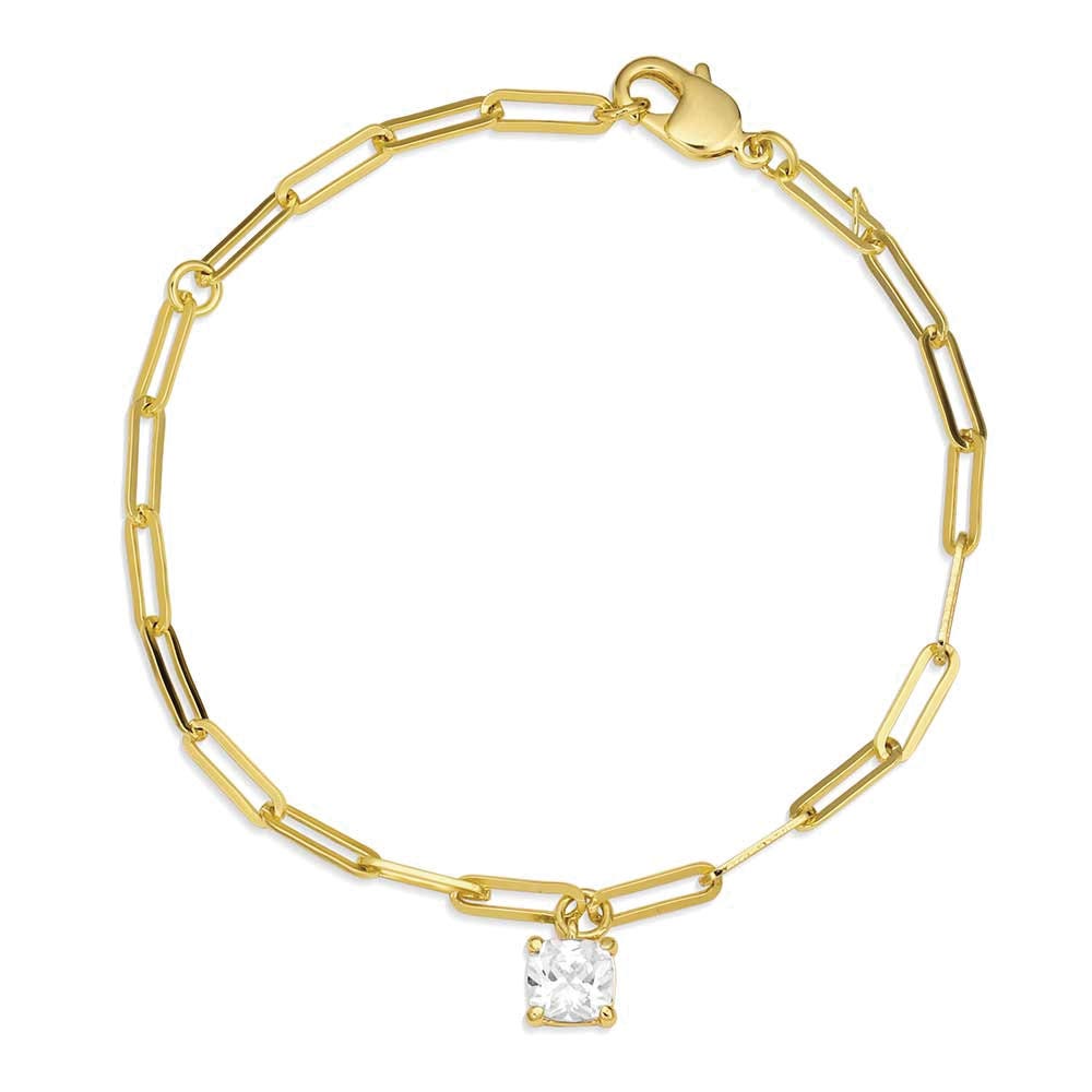 Montana Silversmiths BC6377 Chain Bracelet, Women's, Sapphire Sky, Cubic Zirconia, Brass
