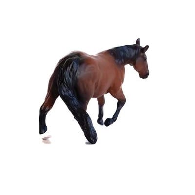 Little Buster Toys 200864 Toy, 3 Years and Up, Barrel Horse Gelding, Plastic