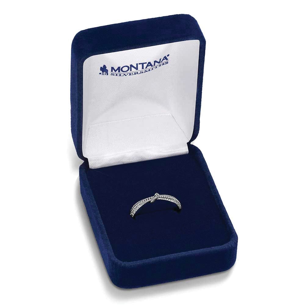 Montana Silversmiths RG6386 Ring, Women's, Paths of Life, Cubic Zirconia, Sterling Silver