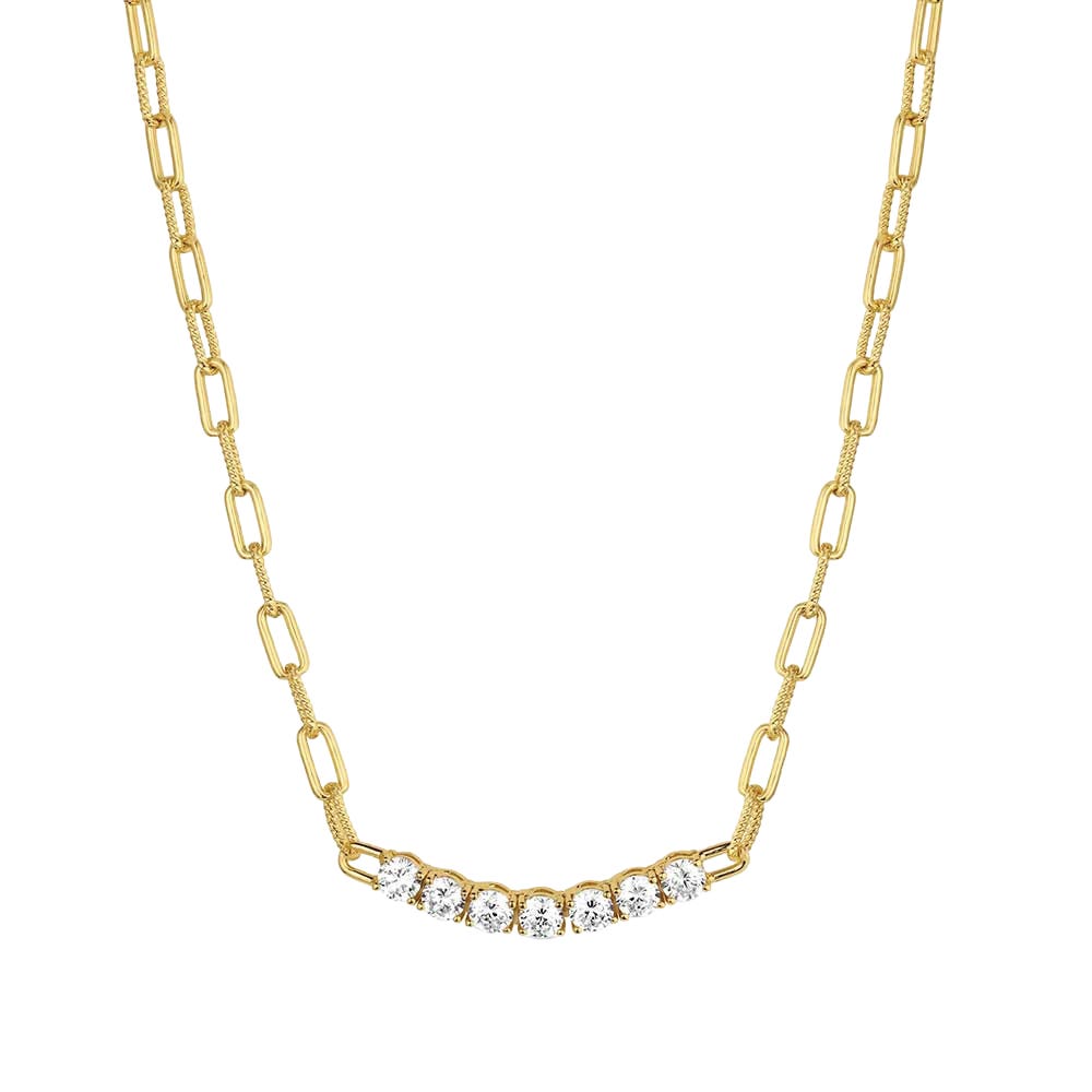 Montana Silversmiths NC6378 Necklace, Women's, Sapphire Sky Bar, Cubic Zirconia, Brass