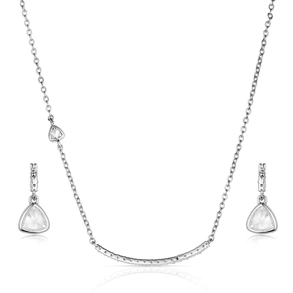 Montana Silversmiths JS6375 Jewelry Set, Women's, Stars Align, Cubic Zirconia, Brass