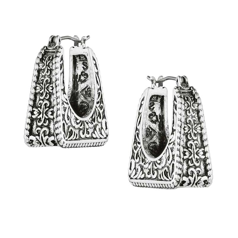 Montana Silversmiths ER6369 Earrings, Women's, Stirrup, Brass