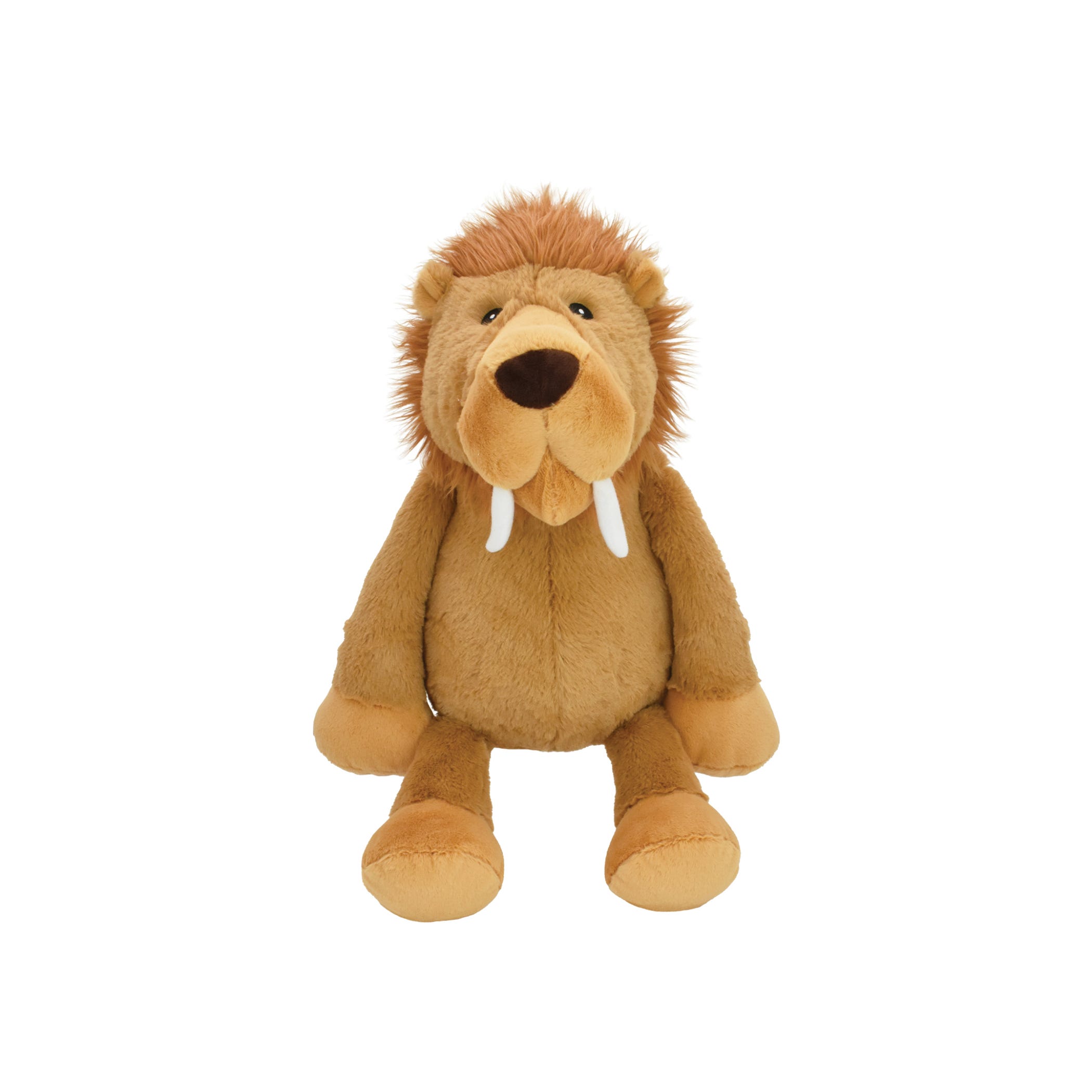 multipet 58512 Dog Toy, Jumbo Mammoth and Sabretooth Tiger
