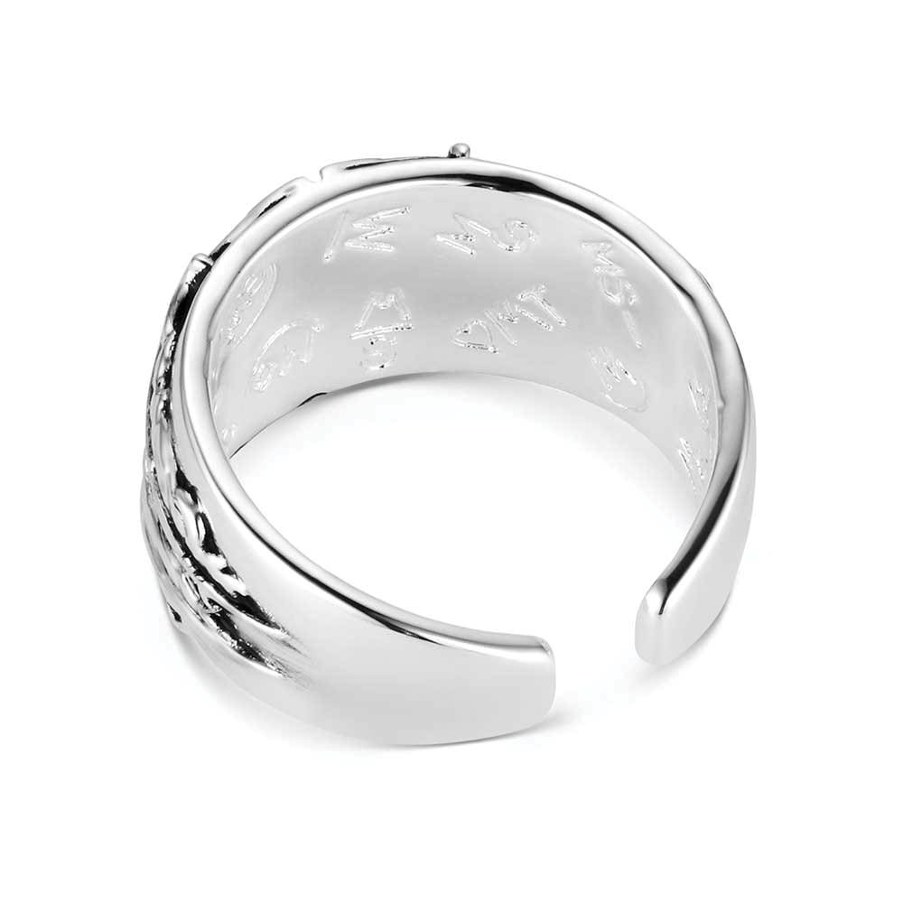 Montana Silversmiths RG6391 Ring, Women's, Desert Flower, Howlite, Purple, Brass