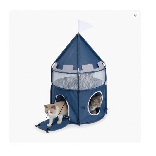 Catit Vesper Tunnel, Castle, Blue