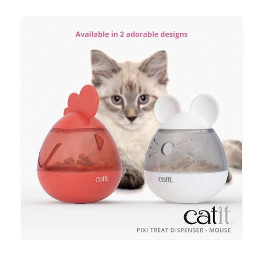 Catit PIXI Treat Dispenser, Mouse