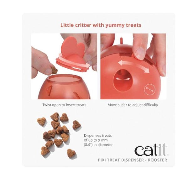 Catit PIXI Treat Dispenser, Rooster
