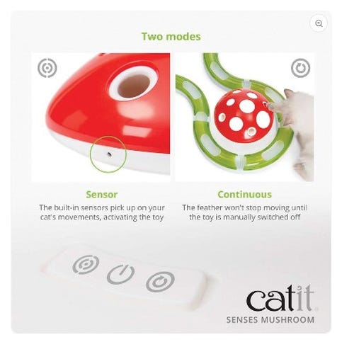 Catit Senses Toy, Mushroom
