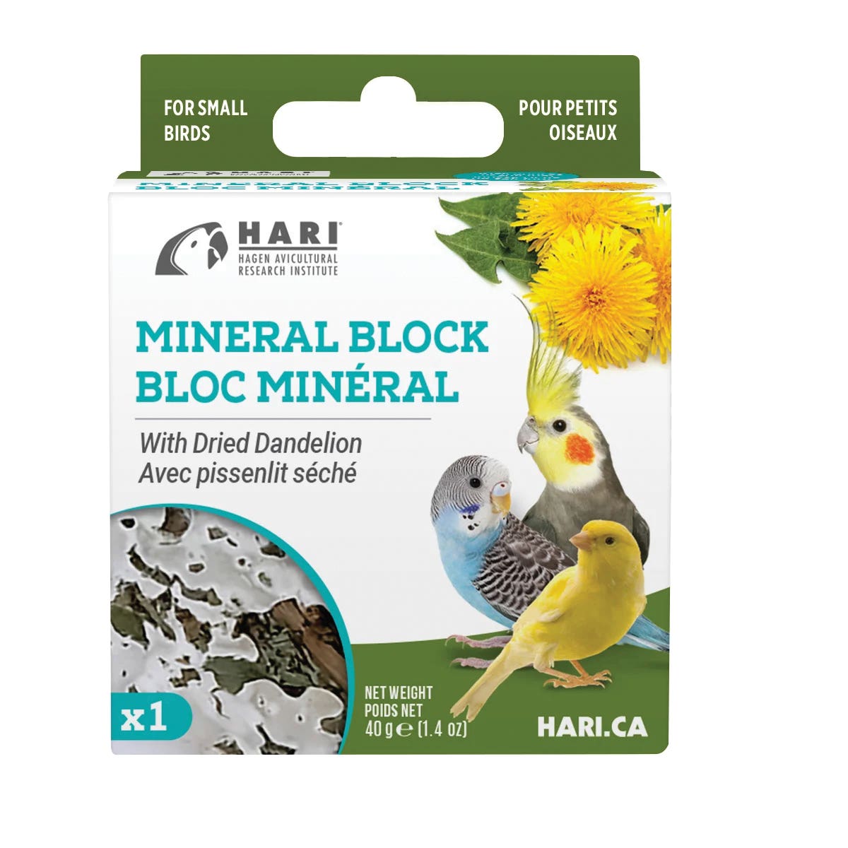 Hari Mineral Block, Dandelion, 1.4 oz