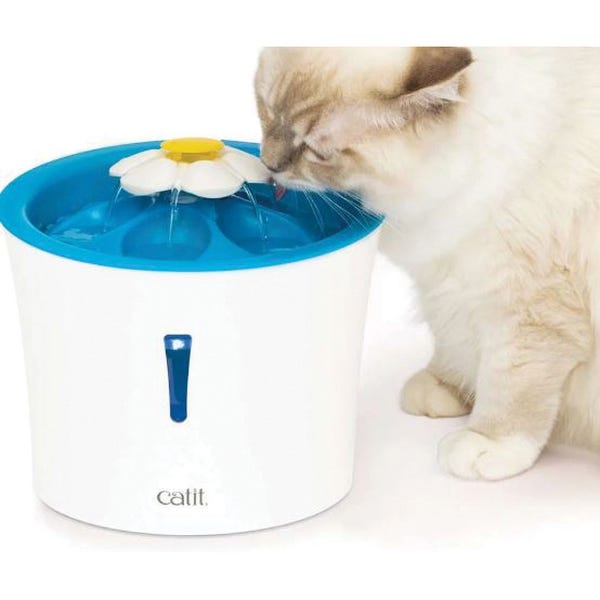 Catit Flower Themed Cat Fountain, 100 fl-oz Volume