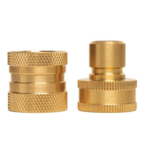 Underhill Proline Series A-QCMM Hose Quick Connector, 3/4 in, GHT, Brass