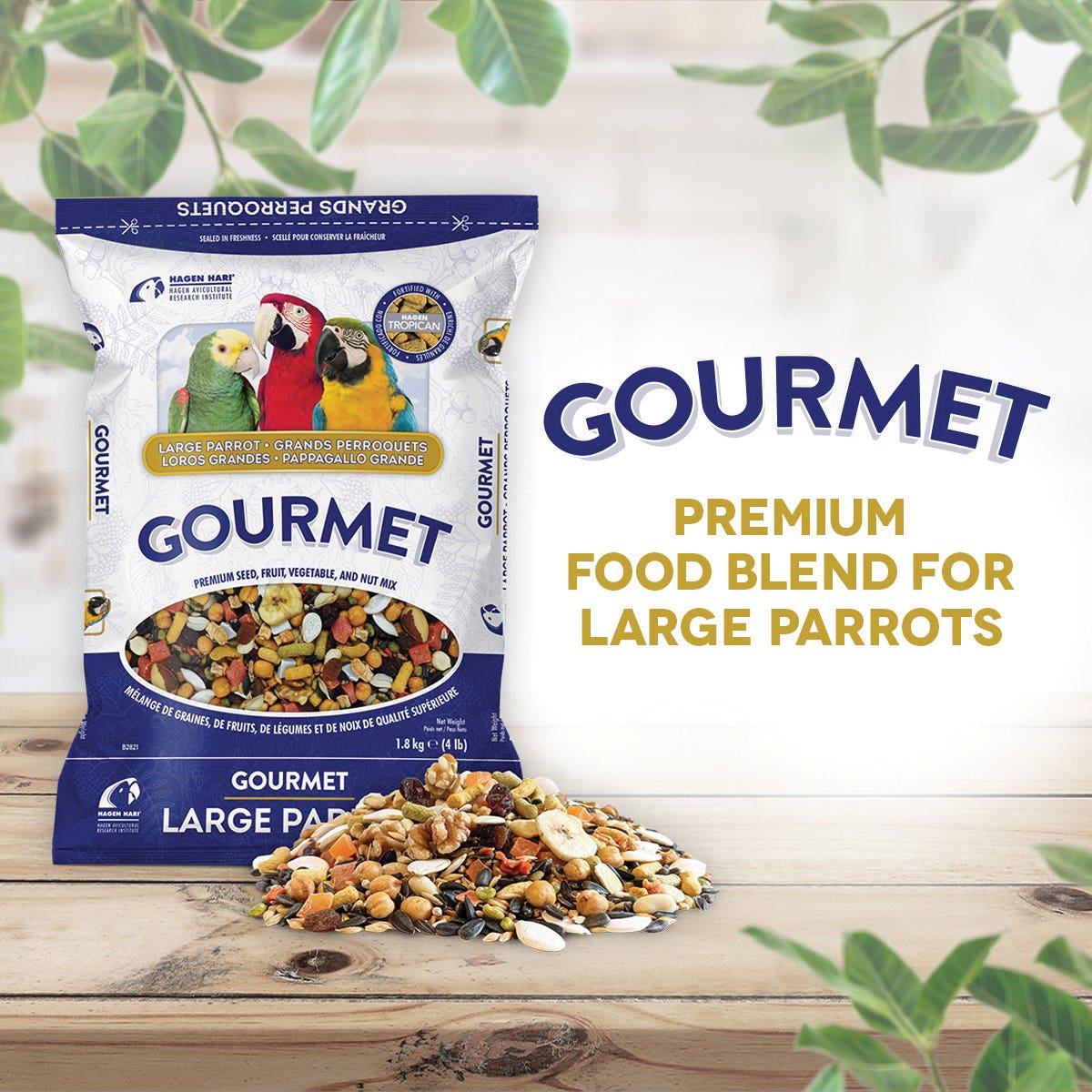 Hari Gourmet Bird Food, Seeds, Stick, 4 lb