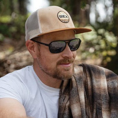 BEX H0272TB Cap, Polyester/Polyester Suede/Wool, Brown/Tan