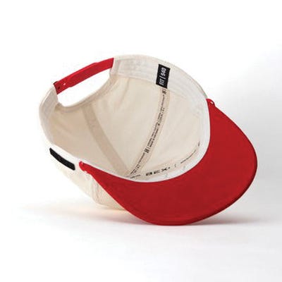 BEX H0273R Cap, 3D Embroidered Logo, Cotton/Polyester, Red
