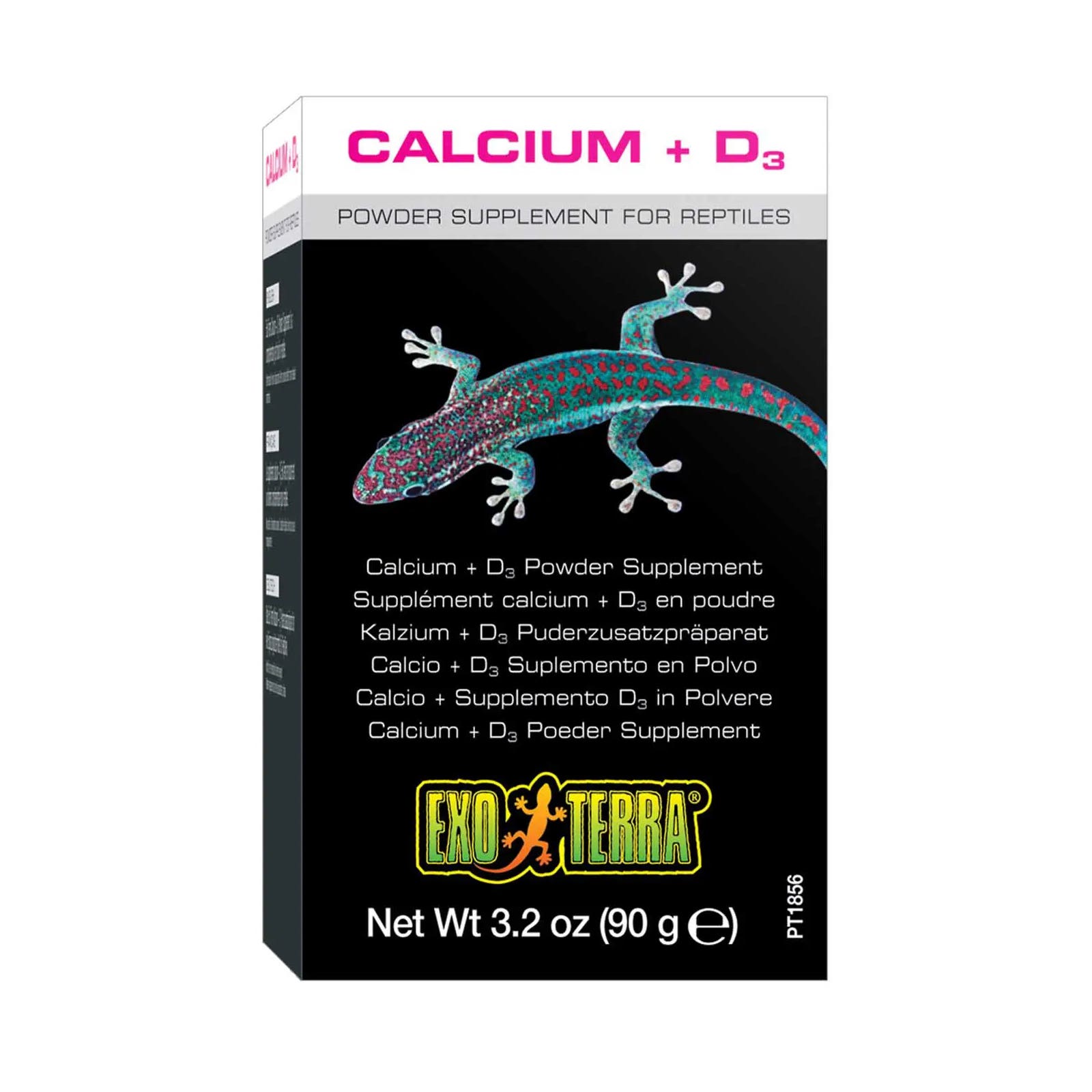 Exo Terra Calcium Plus D3 Supplement, Powder, 3.2 oz