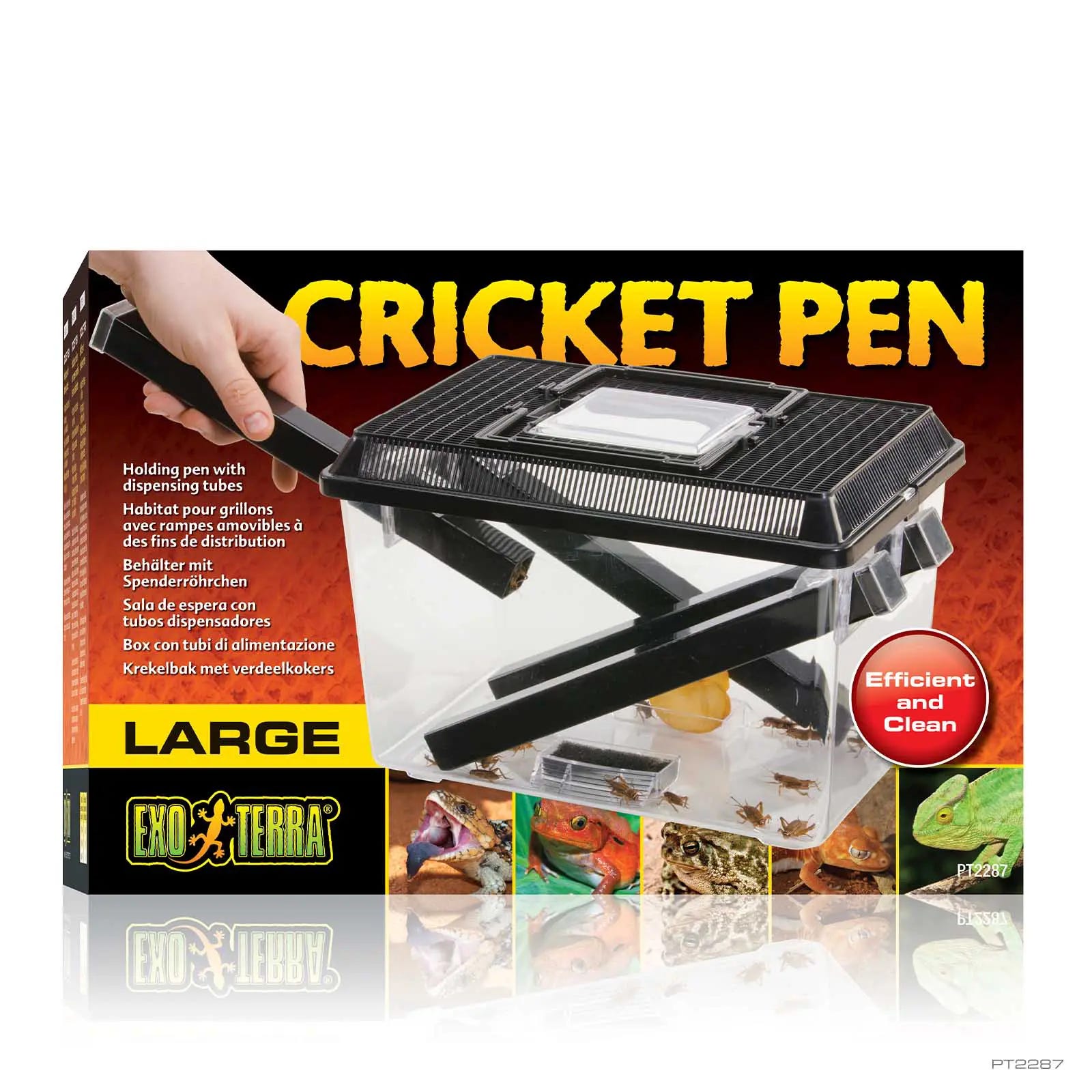 Exo Terra Cricket Pen with Dispensing Tube, 20-1/2 in OAL