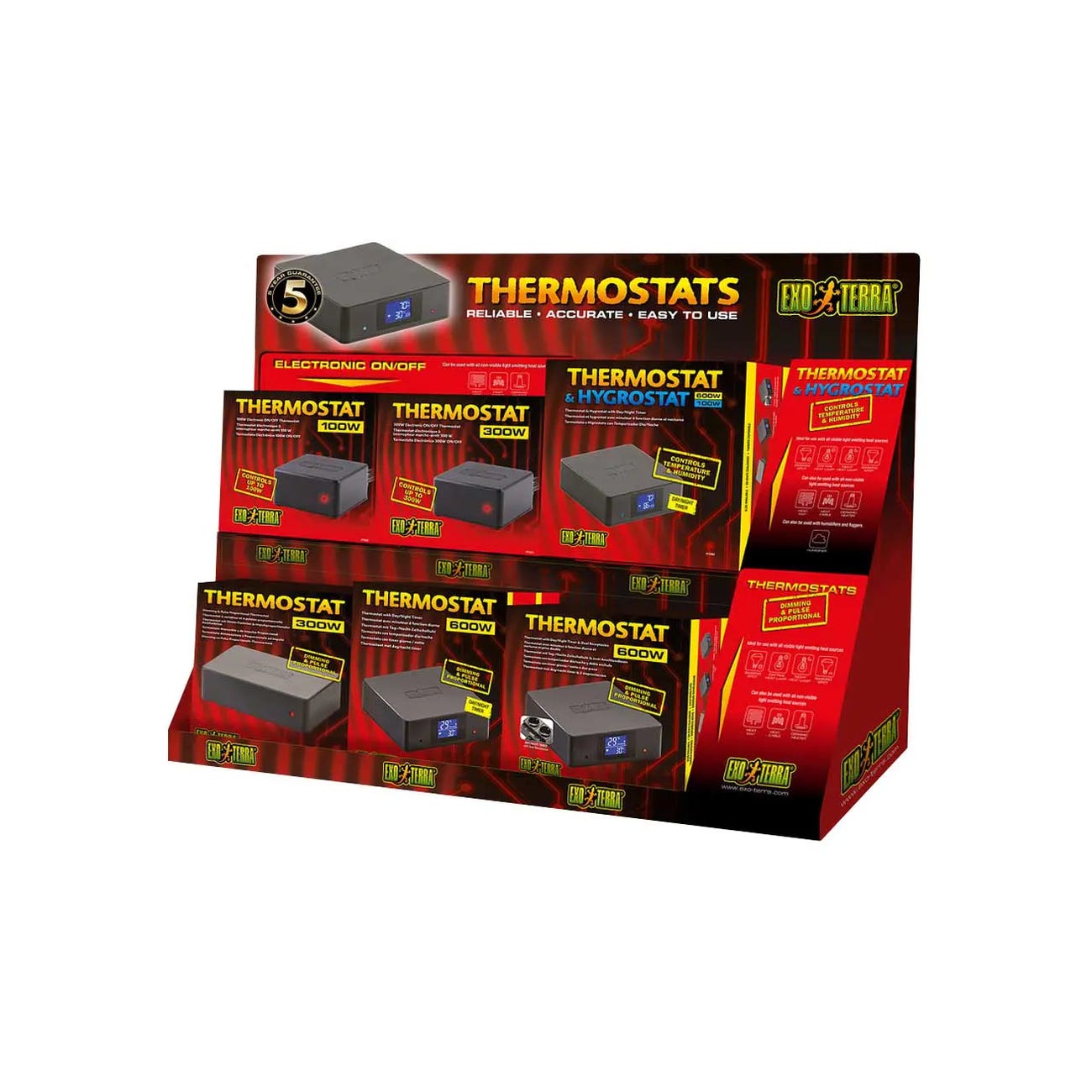 Exo Terra Electronic Thermostat, 300 W