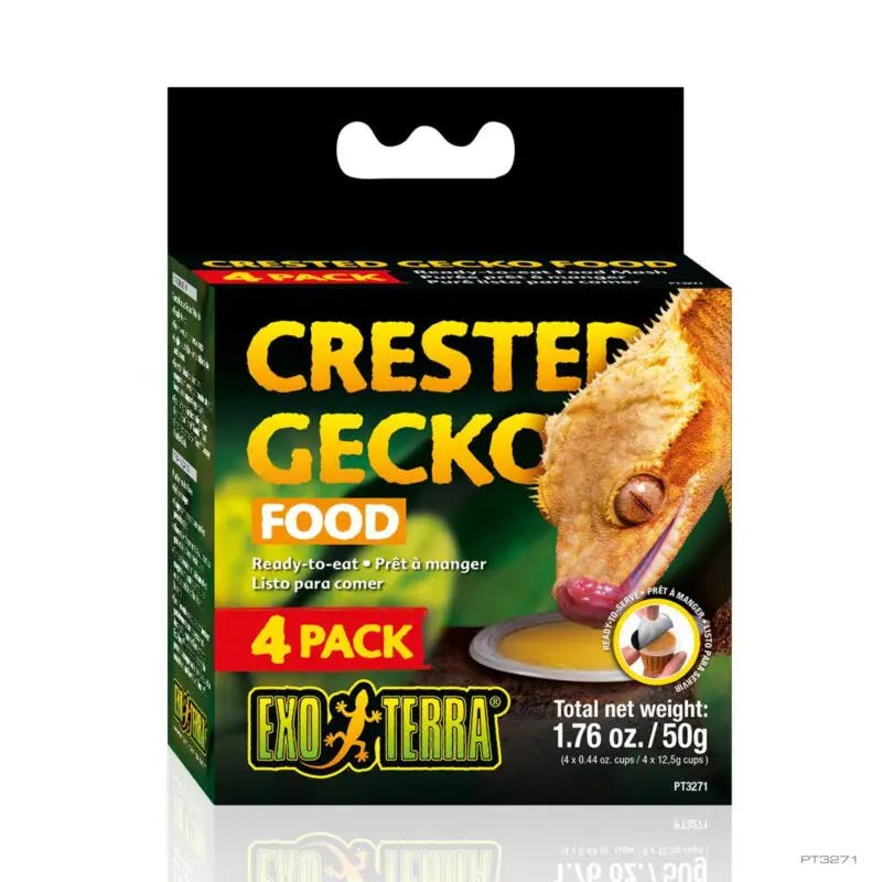 Exo Terra Ready-To-Eat Crested Gecko Food, Mash, 1.76 oz
