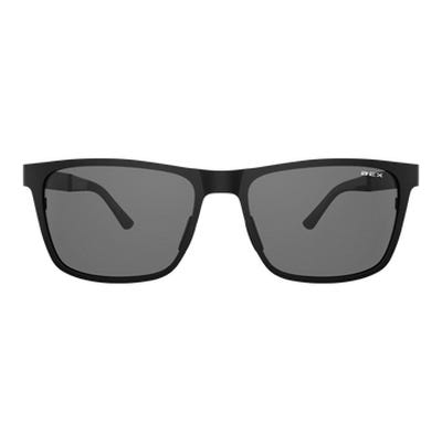 BEX Rockyt OTG Series Sunglasses, Hybrid Full Frame, Square Frame, Metal Frame, Black/Gray Frame, Black/Gray Lens