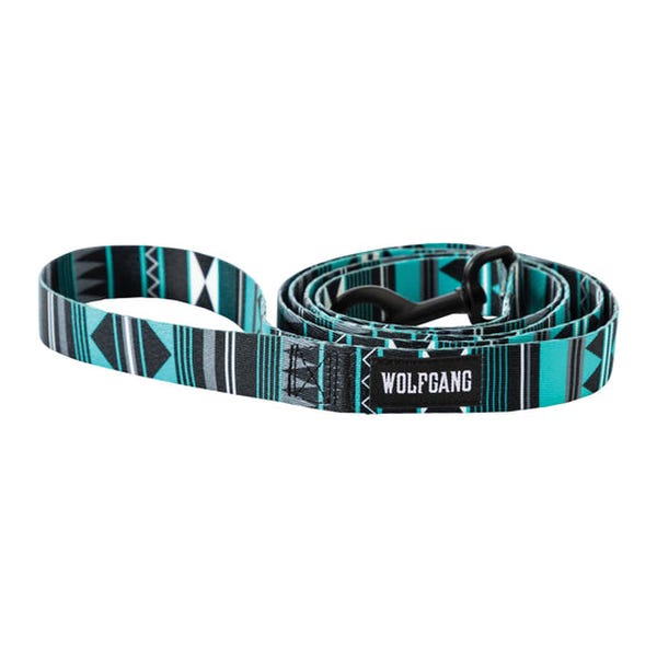 Wolfgang WesternSky Dog Leash, 6 ft L, 1 in W, Polyester Line, Fastening Method: Snap Hook, Swivel