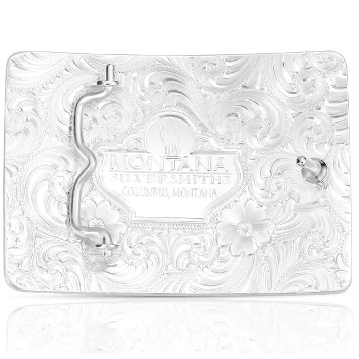 Montana Silversmiths Filigree Etched Belt Buckle – Swivel Closure