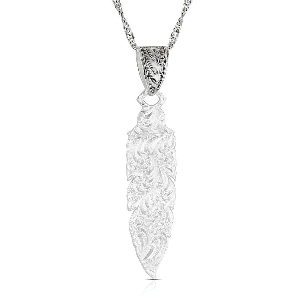 Montana Silversmiths American Made Series AMNC6421 Necklace, Wild Lightning, Turquoise Gemstone, Brass