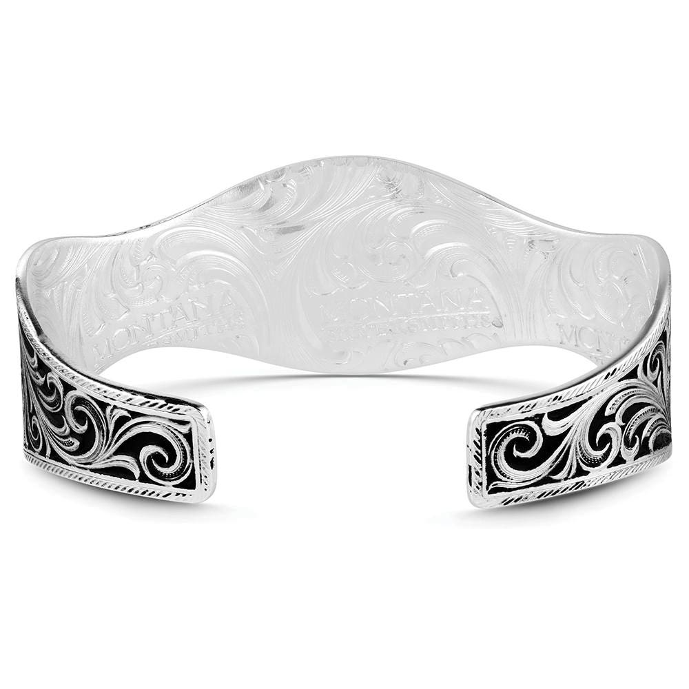 Montana Silversmiths BC6280 Bracelet, Cuff, Women's, One-Size, Desert Marigold Floral, Brass