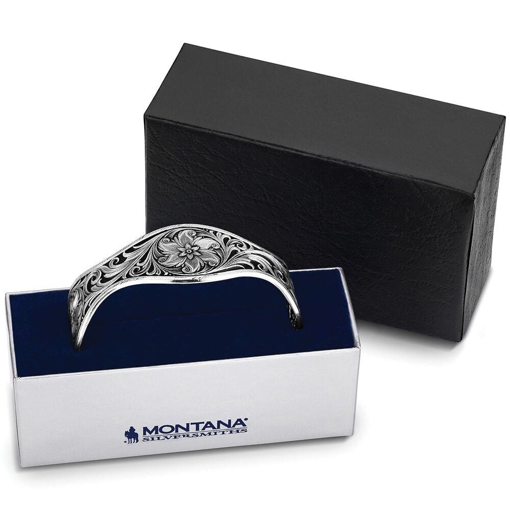 Montana Silversmiths BC6280 Bracelet, Cuff, Women's, One-Size, Desert Marigold Floral, Brass