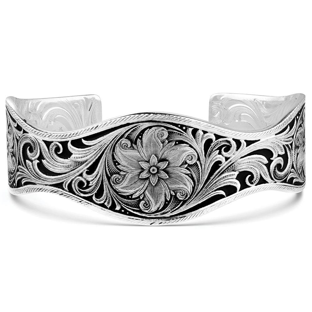 Montana Silversmiths BC6280 Bracelet, Cuff, Women's, One-Size, Desert Marigold Floral, Brass