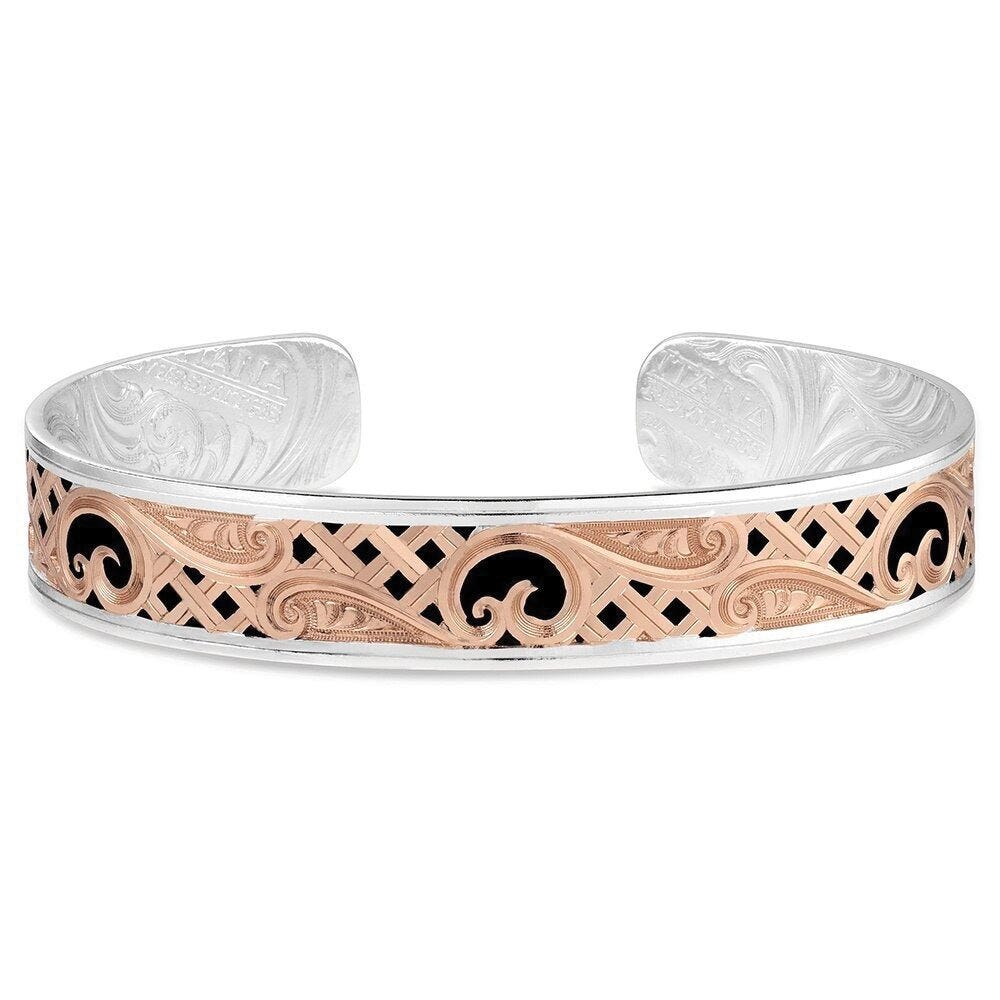 Montana Silversmiths BC6413 Bracelet, Cuff, One-Size, Saddleback, Brass