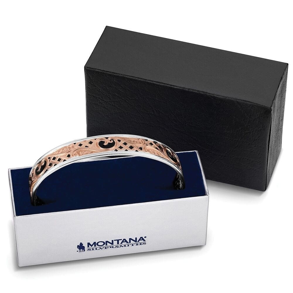 Montana Silversmiths BC6413 Bracelet, Cuff, One-Size, Saddleback, Brass