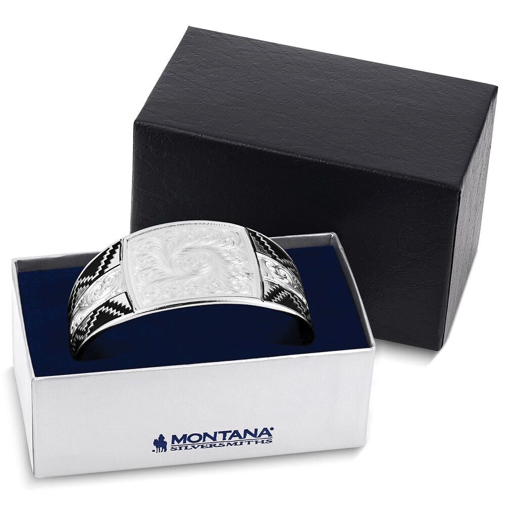 Montana Silversmiths American Made Series BC6415NF Bracelet, Cuff, One-Size, Big Bend, Brass