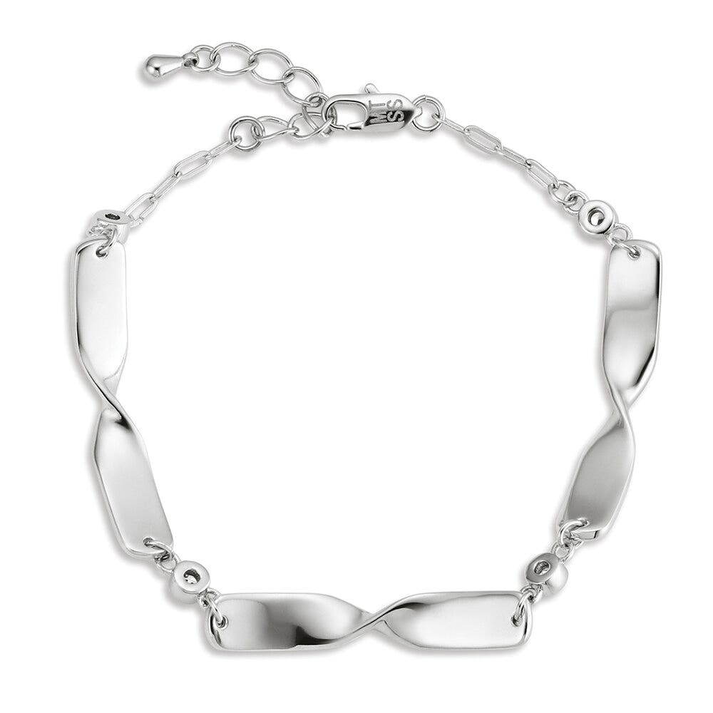 Montana Silversmiths BC6462 Bracelet, Two-Tone, Women's, Flatland Twister, Cubic Zirconia Gemstone, Brass