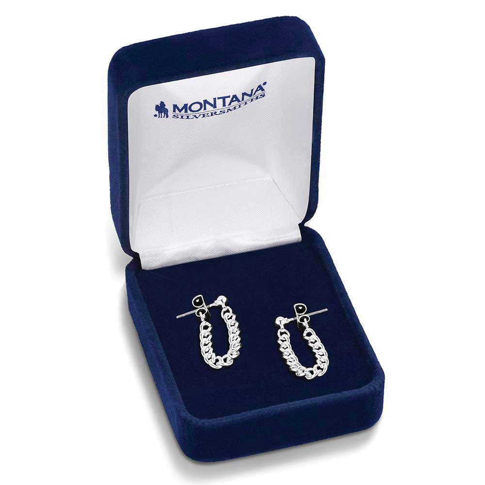 Montana Silversmiths ER6443 Earrings, Dangle, Bridle Chain, Brass/Stainless Steel