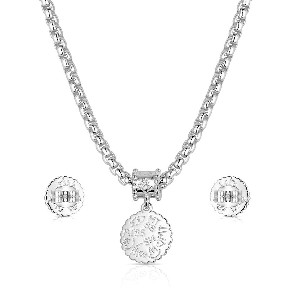 Montana Silversmiths JS6488 Jewelry Set, One-Size, Sage Creek, Brass/Stainless Steel