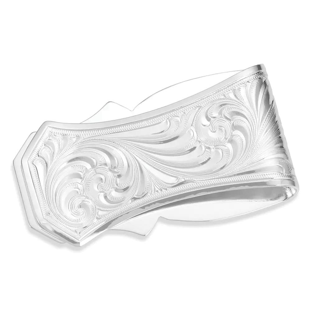 Montana Silversmiths MCL6333GNF Trail Boss Money Clip, Brass