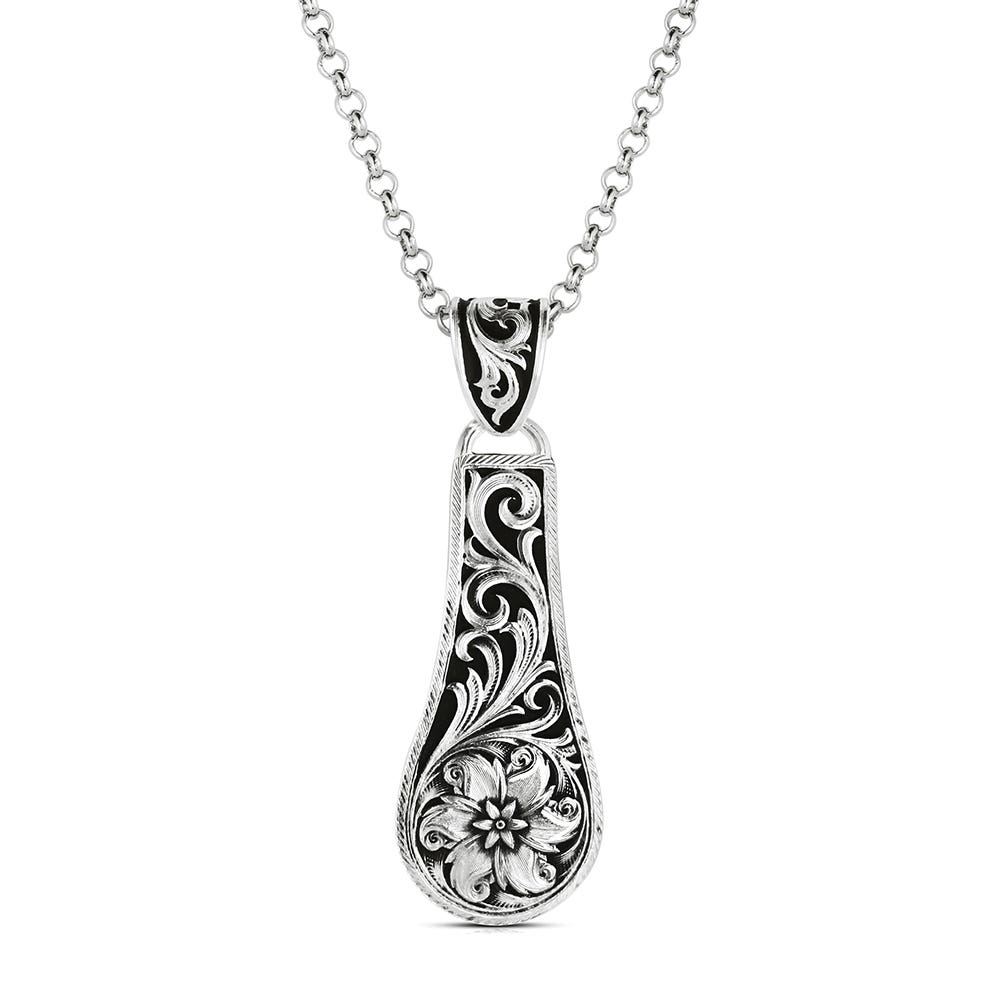 Montana Silversmiths NC6280 Necklace, Women's, One-Size, Desert Marigold Floral, Brass
