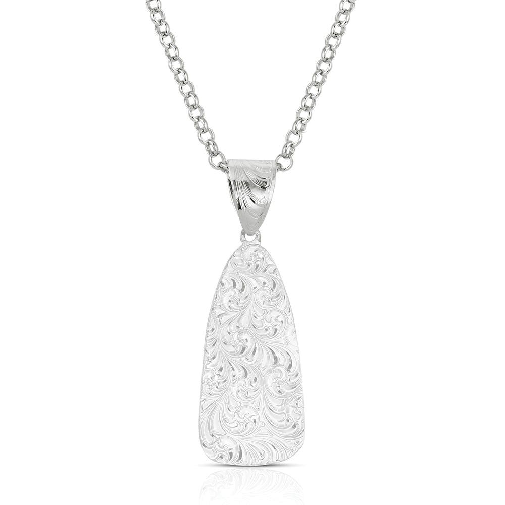 Montana Silversmiths NC6418RG Necklace, Women's, One-Size, Shadowed Pines, Turquoise Gemstone, Brass
