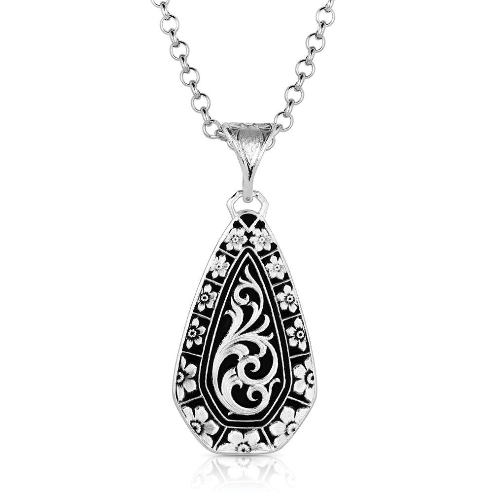 Montana Silversmiths NC6420 Necklace, Women's, Saguaro Blossom, Brass