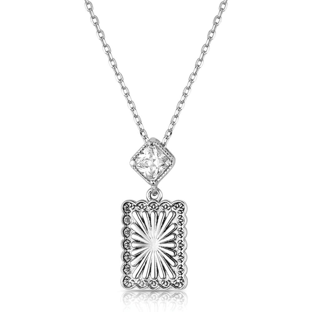 Montana Silversmiths NC6451 Necklace, Women's, Starlit Canyon, Cubic Zirconia Gemstone, Brass