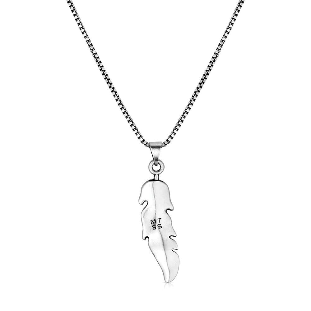 Montana Silversmiths NC6476 Necklace, One-Size, Steel Wing, Brass
