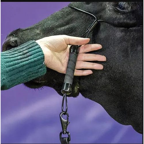 Sullivan Supply Stronghold SHCH-BLK-L Cable Show Halter, L, Metal, Black