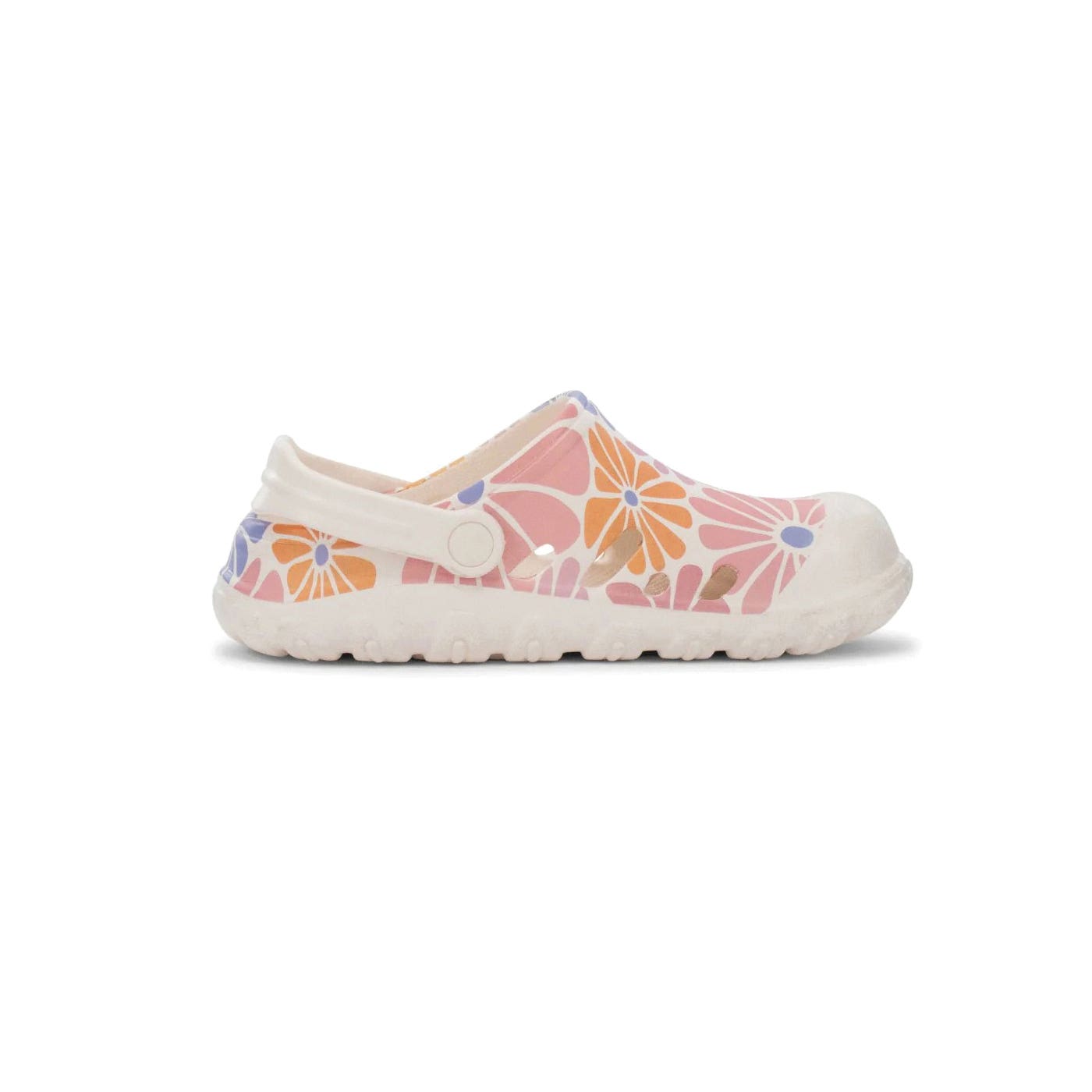 Western Chief 212810113H-CRM-10 Easies Clogs, 10, Cream, EVA/Rubber Upper, Contoured Heel Strap Closure