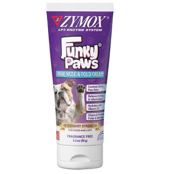 Zymox RZFP032 Funky Paw Cream, 3.2 oz Tube