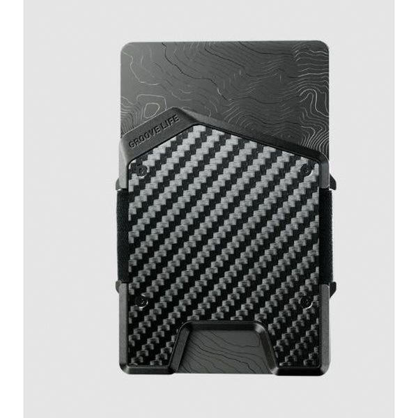 Groove Life Groove Wallet Stealth Series WLT6-001-03 Wallet, Slim, Carbon Fiber