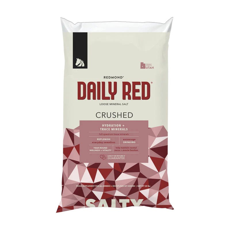 Redmond Daily Red Crushed Series Horse Mineral Supplement, Powder, 25 lb Bag