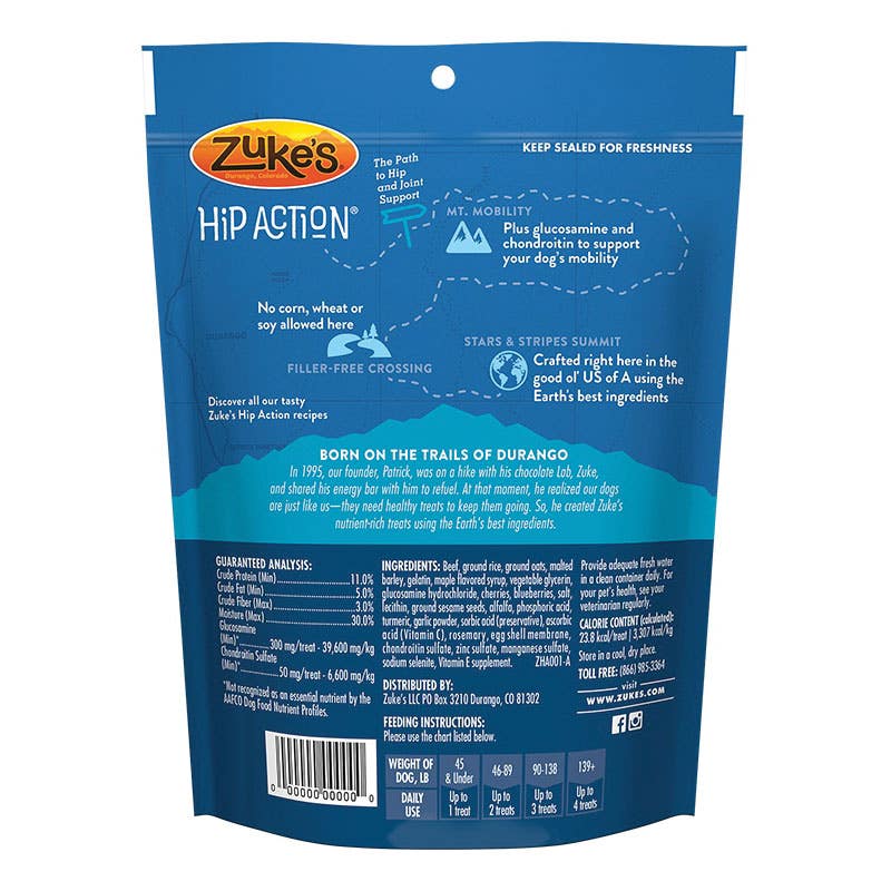 Zuke's 21511 Dog Treat, Beef Flavor