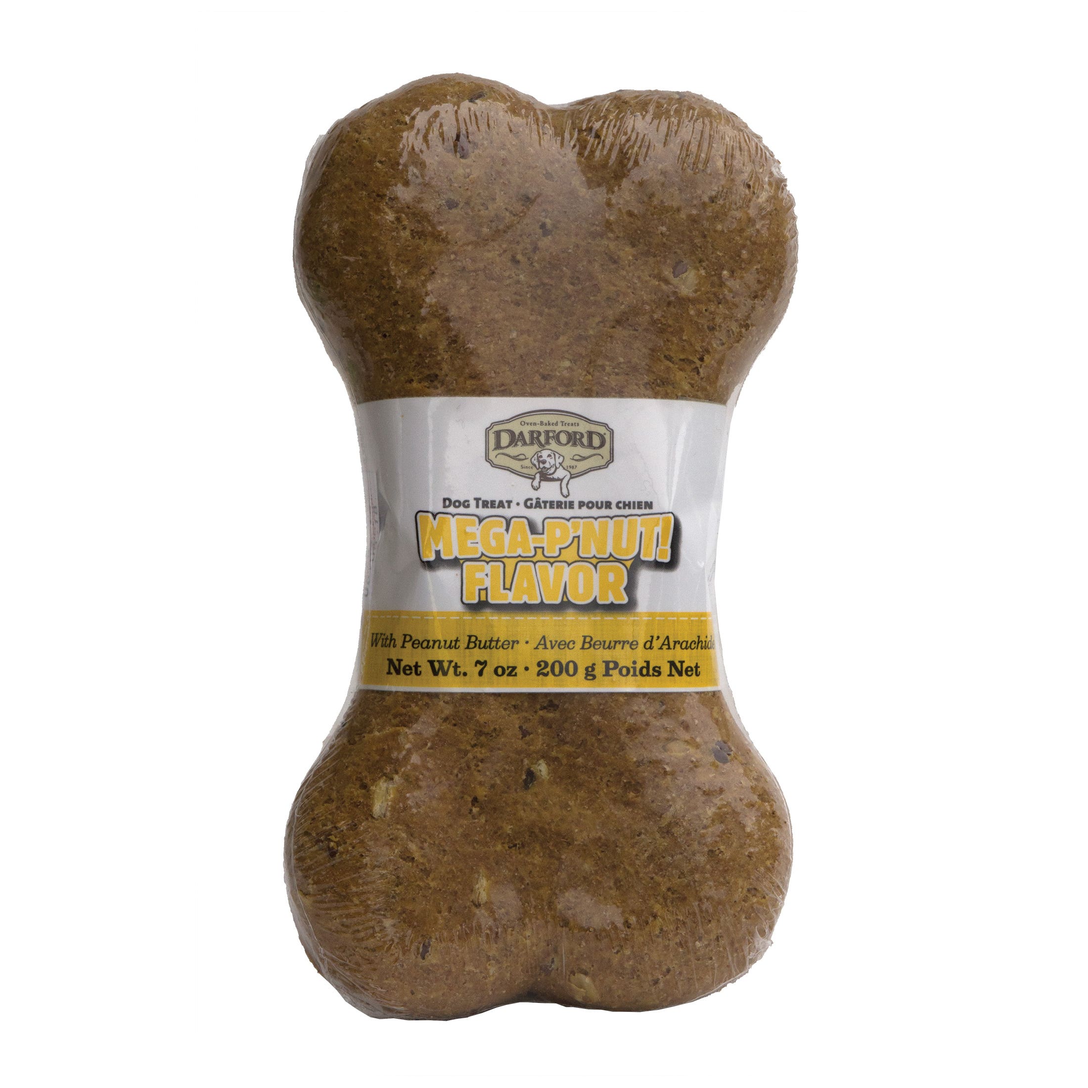 Darford Dog Treat, Mega-Peanut, 7 oz